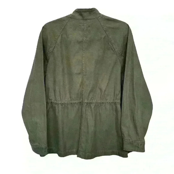 Madewell Women's Desert Olive Northover Utility Jacket Size Large - Picture 4 of 4